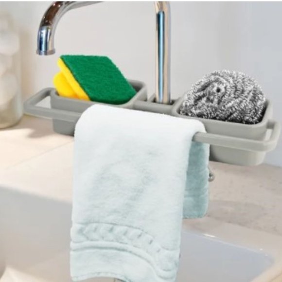 Kitchen Sink Organizer Saves Counter Space 0730 - Picture 3 of 4